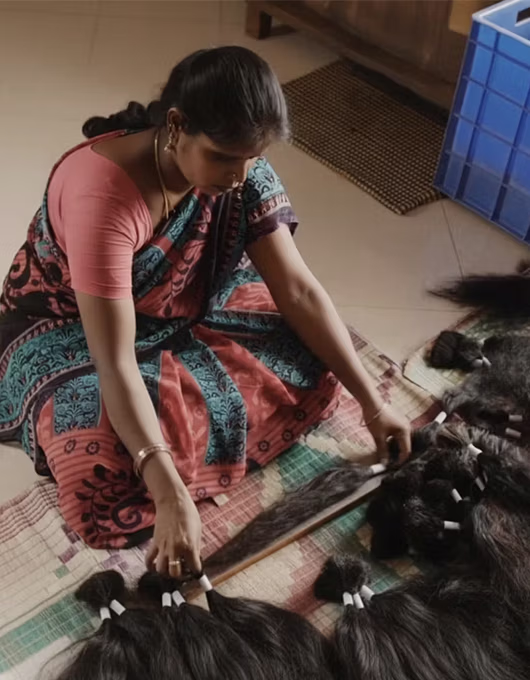 Hair extensions from India