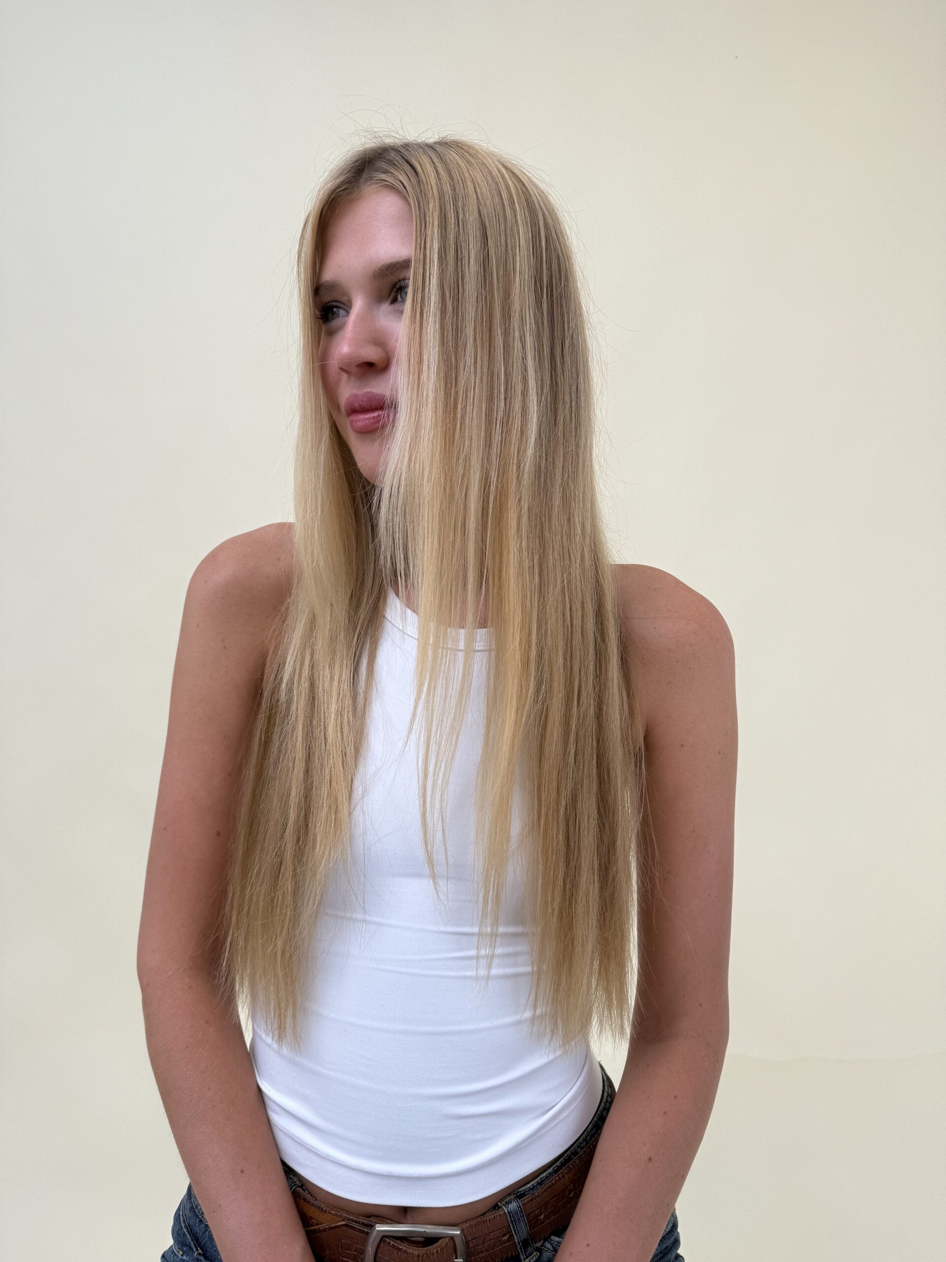 Before Great Lengths hair extensions - Transformation 3