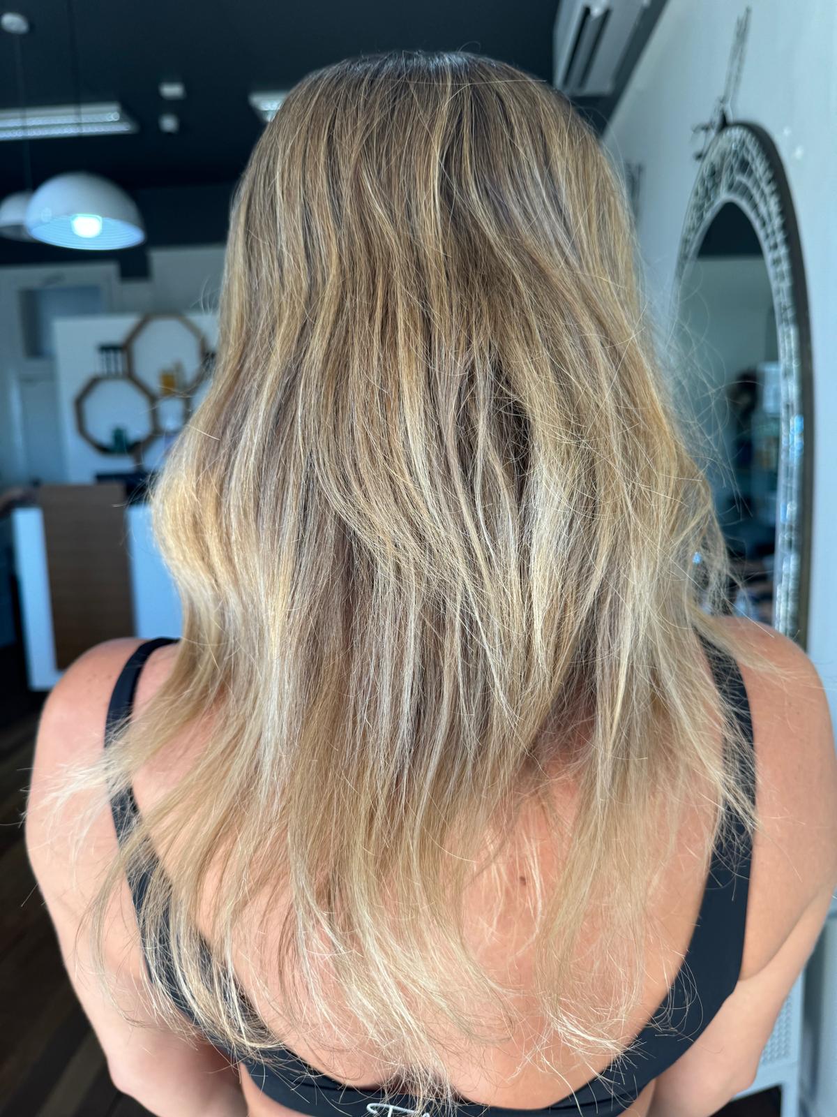 Before Great Lengths hair extensions - Transformation 4