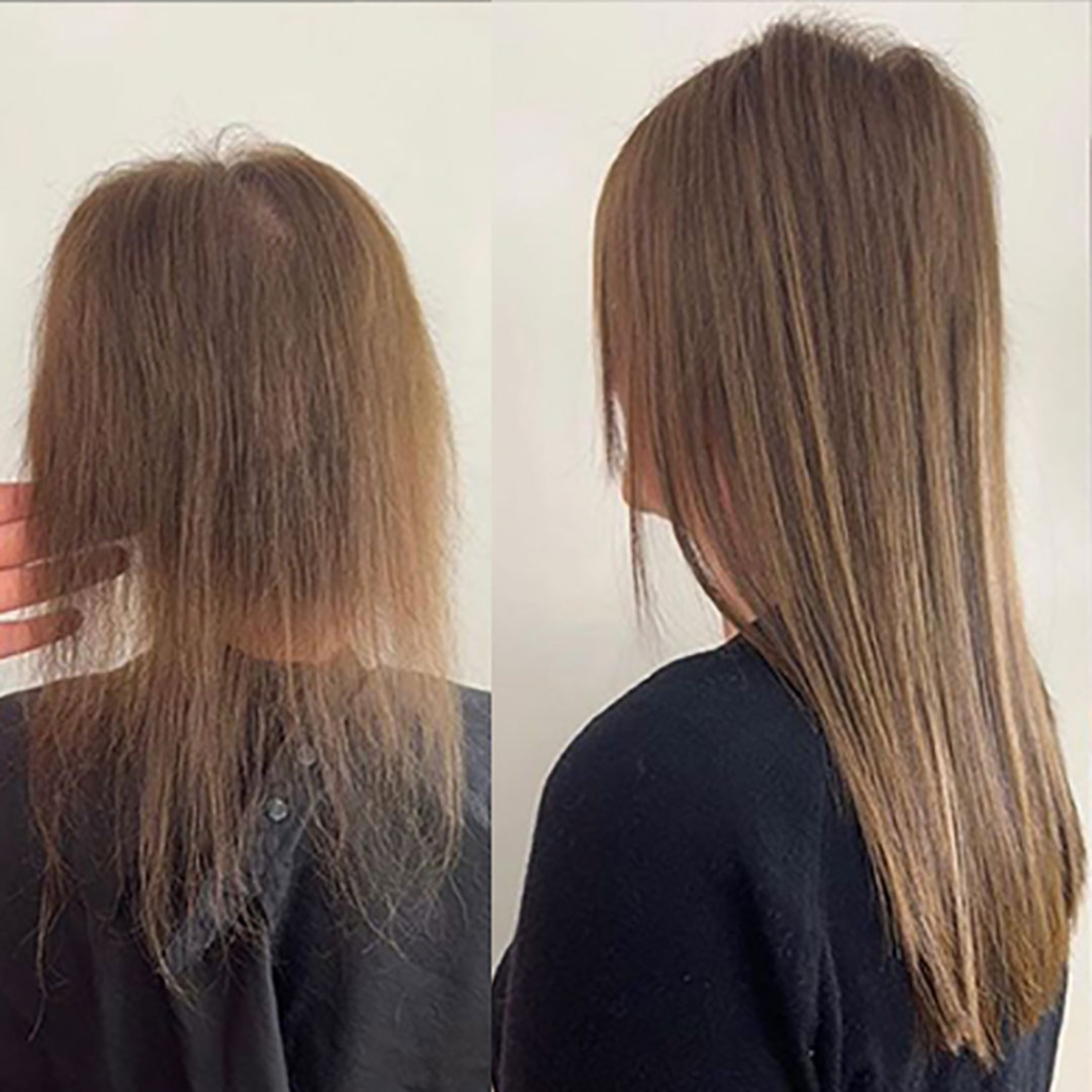 Hair Breakage Before & After - Great Lengths Australia & New Zealand