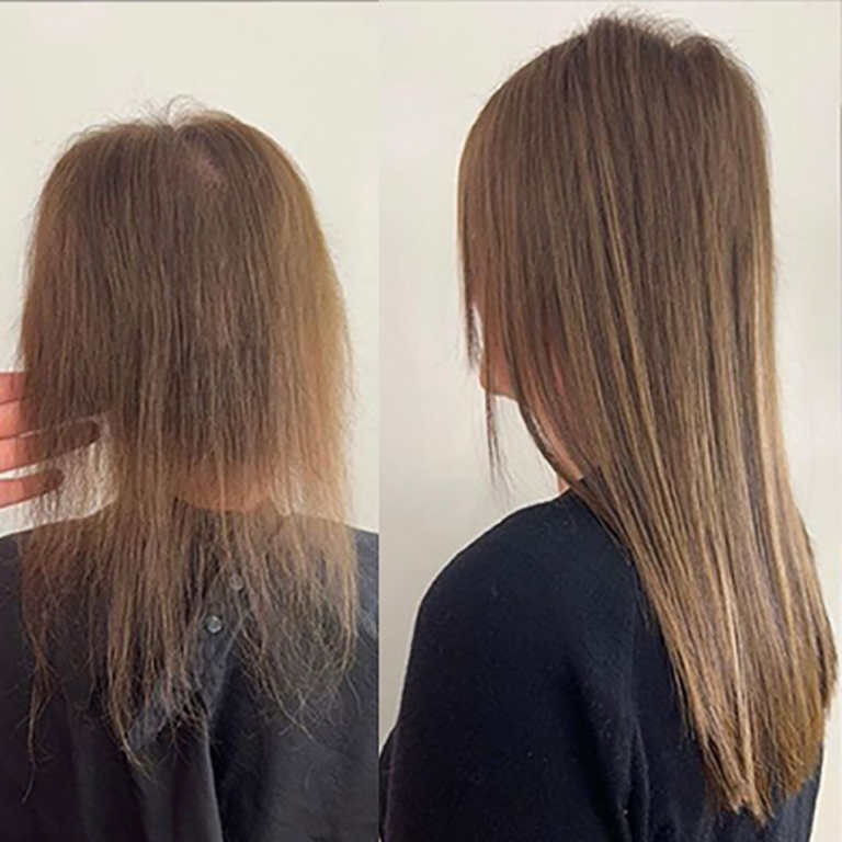 Hair Breakage Before & After Great Lengths Australia & New Zealand